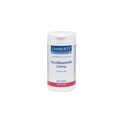 Lamberts Nicotinamide 250mg Βιταμίνη B3 (Νιασίνη) 100 ταμπλέτες