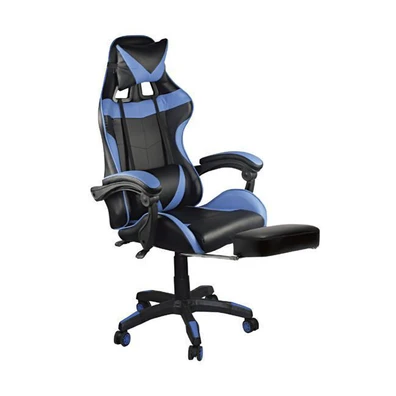Πολυθρόνα Γραφείου Gaming Relax με Υποπόδιο, Pu Μα