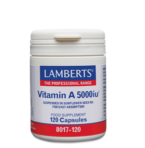 Lamberts Βιταμίνη A 500IU, 120 Κάψουλες