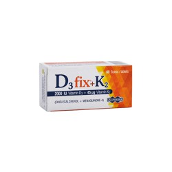 Uni-Pharma D3 Fix 2000iu + K2 45mg Συμπλήρωμα Διατροφής 60 κάψουλες