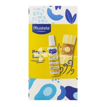 Mustela Σετ Beach Baby - High Protection Sun Spray SPF50 - Αντηλιακό Σπρέι για όλη την Οικογένεια & ΔΩΡΟ Πετσέτα Θαλάσσης