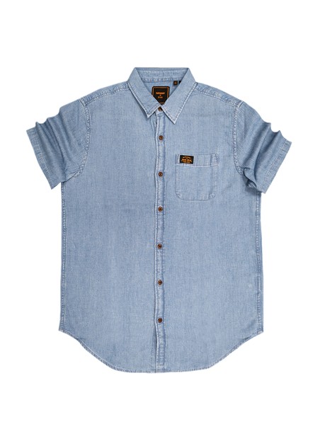 Superdry micro light dobby vintage loom s/s shirt - m4010512 a-7 am