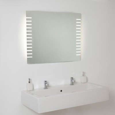 Καθρέπτης μπάνιου τοίχου 90x75 με led φωτιζόμενος