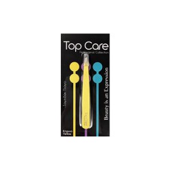 Top Care Side Tweezers Yellow 1 piece