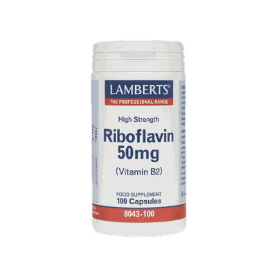 Lamberts Riboflavin B2 50mg 100caps