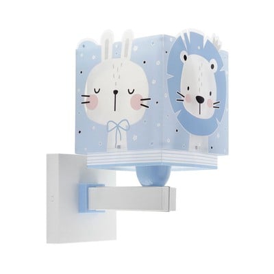 Kids Wall Lamp Baby Jungle Blue