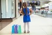 Child girl mall market lost