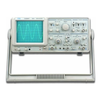 Two-Channel Analog Oscilloscope With 20Mhz Display