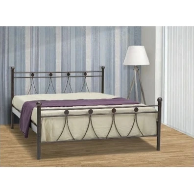 Κρεβάτι Μεταλλικό MetalFurniture Λάμδα 110x190 Με 