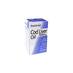 Health Aid Cod Liver Oil 1000mg Cod Liver Oil Dietary Supplement In Easy To Take Capsules 30 Capsules