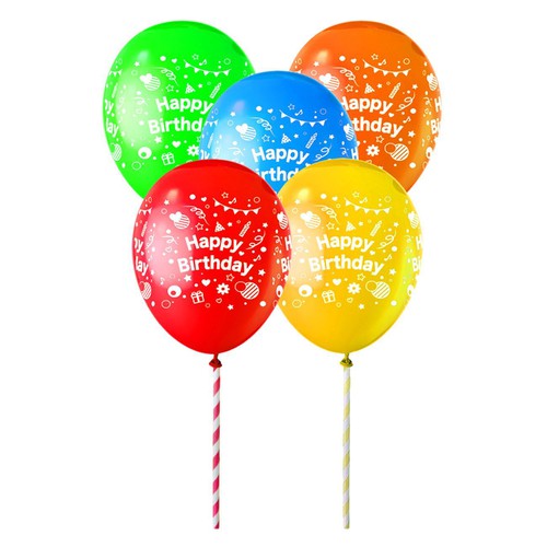 Baloni Happy Birthday 23Cm