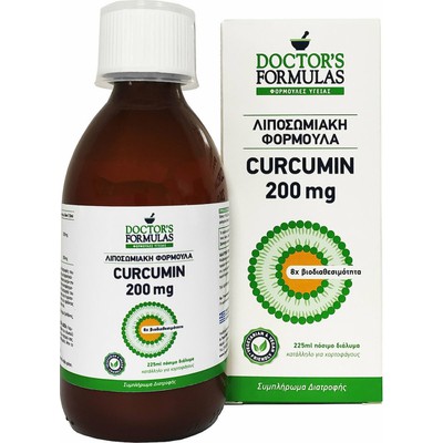 DOCTOR'S FORMULAS Curcumin 200mg Λιποσωμιακή Φόρμουλα 225ml
