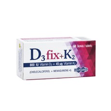Uni-Pharma 800 IU Vitamin D3 Fix + 45μg Vitamin K2
