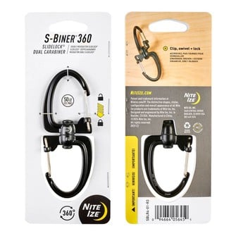 S-Biner Slidelock Dual Carabiner, Size 4