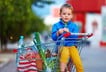 Supermarket child boy shopping
