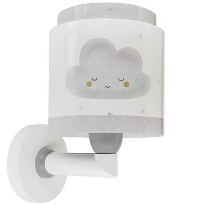 Kids Wall Light E27 x 1 Baby Dreams Gray