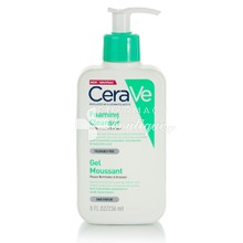 CeraVe Foaming Cleanser (PNG) - Καθαρισμός προσώπου & σώματος κανονική - λιπαρή επιδερμίδα, 236ml
