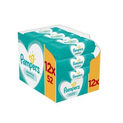  Pampers Promo Sensitive Wipes 12x52 picies