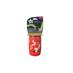 Tommee Tippee SuperStar Insulated Sportee Bottle Ισοθερμικό Αθλητικό Μπουκάλι Νερού Με Σκληρό Στόμιο Κόκκινο 12m+ 266ml 