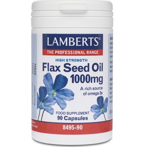 Lamberts Flax Seed Oil 1000mg Ωμέγα 3 για το Καρδι