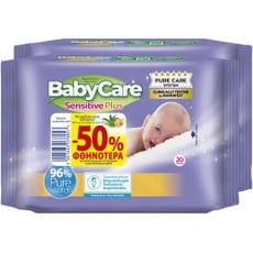 BabyCare Sensitive Plus Mini Pack 2x20τμχ Μωρομάντ