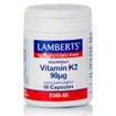 Lamberts Vitamin K2 90μg, 60caps (8146-60)