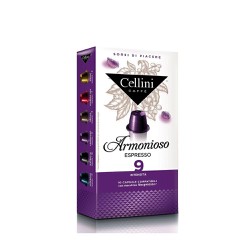 Cellini Καφές Armonioso Espresso (Συμβατές με Nespresso) 10caps