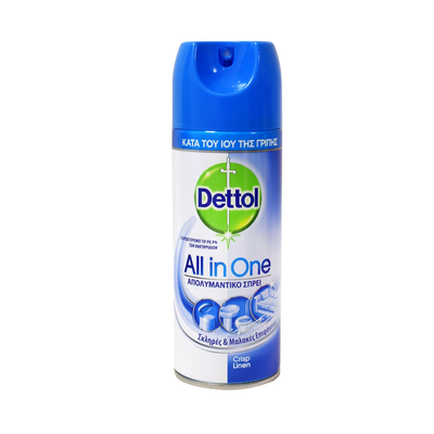 Dettol All In One Crisp Linen Απολυμαντικό Spray 4