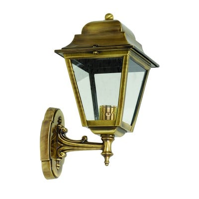 Wall Mounted Brass Lantern Antique Height:35cm Ε27