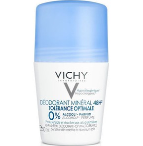 Vichy Deodorant Mineral 48H Roll On Tolerance Opti