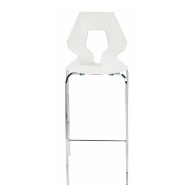 Σκαμπό Bar 46x42x77 Gaber Prodige Λευκό