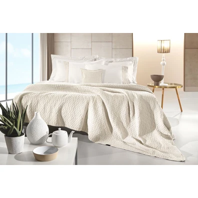 Κουβέρτα Nikki Cream 240x260 guy Laroche  100% Sto
