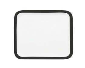 Maxwell & Williams Πιατέλα Τετράγωνη με Μαύρο Περίγραμμα Πορσελάνη 30cm. Colour Basics