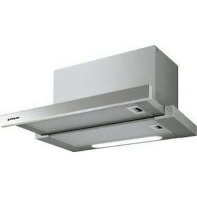 Cooker Hood Sliding 60cm Τurβο 175W Ινοχ