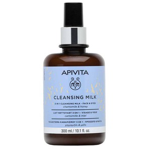 APIVITA Cleansing milk 3in1 face and eyes 300ml LI