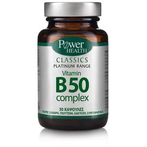 POWER HEALTH Platinum vitamin B50 complex 30caps