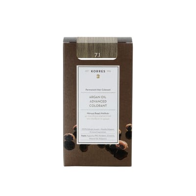 Korres Argan Oil Advanced Colorant Βαφή Μαλλιών 7.