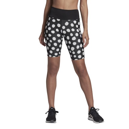 adidas women farm print bike shorts (HA1219)