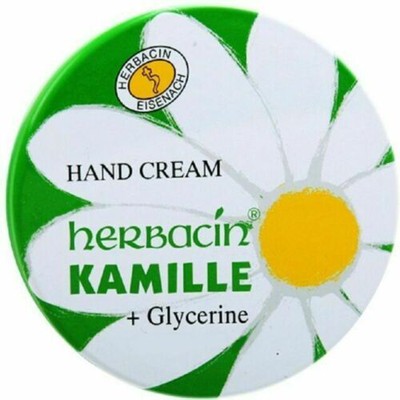 HERBACIN Kamille Κρέμα Χεριών Σε Βαζάκι Με Χαμομήλι 75ml