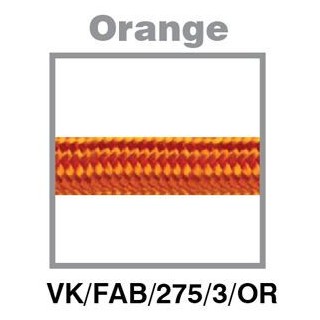 Υφασμάτινο Καλώδιο Πορτοκαλί VK/FAB/275/3/OR