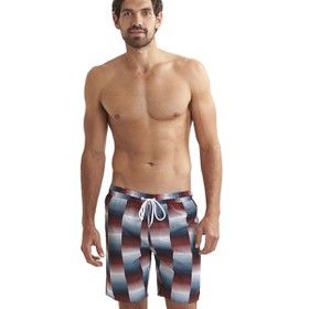Printed Check Leisure 18" Watershort Print 8   Βερ