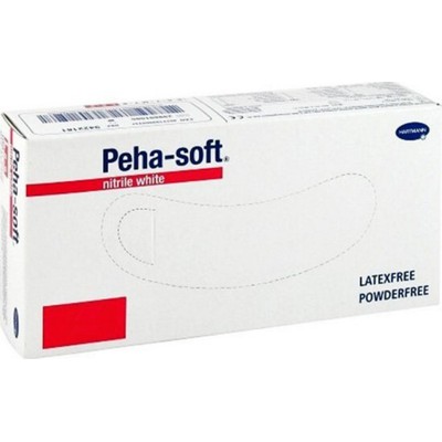 HARTMANN Peha-Soft Nitrile Λευκά Γάντια Νιτριλίου Μίας Χρήσης Χωρίς Πούδρα - Συσκευασία 100 Τεμαχίων - Επιλέξτε Μέγεθος