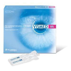 VISMED Gel οφθαλμικές σταγόνες με υαλουρονικό νάτρ