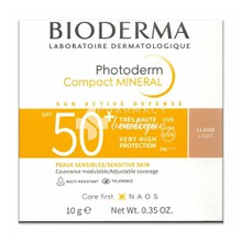 Bioderma Photoderm Max Compact Mineral SPF50+ (Claire/Light) - Αντηλιακό Προσώπου με Χρώμα για Ευαίσθητες Επιδερμίδες, 10gr