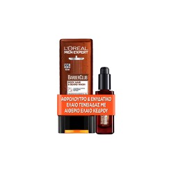 L'Oreal Paris Men Expert Barber Club Set With Cedarwood Essential Oil For Intense Hydration & Softness With Foaming Shower 400ml & Beard Oil 30ml