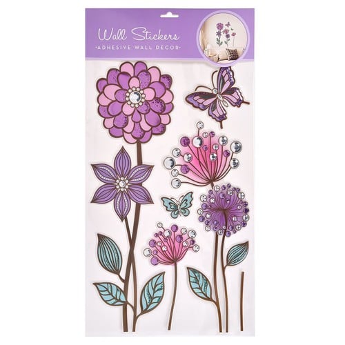Stickers muri lule lejla roze 50x32