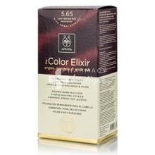 Apivita My Color Elixir – 5.65 Καστανό Ανοιχτό Κόκκινο Μαονί, 50ml