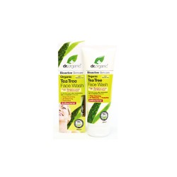 Dr.Organic Tea Tree Face Wash Cleansing Gel for the Face 200ml