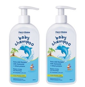 2x Frezyderm Baby Shampoo, Βρεφικό Σαμπουάν, 2x300
