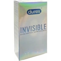 Durex Invisible Extra Sensitive 12τμχ - Προφυλακτι